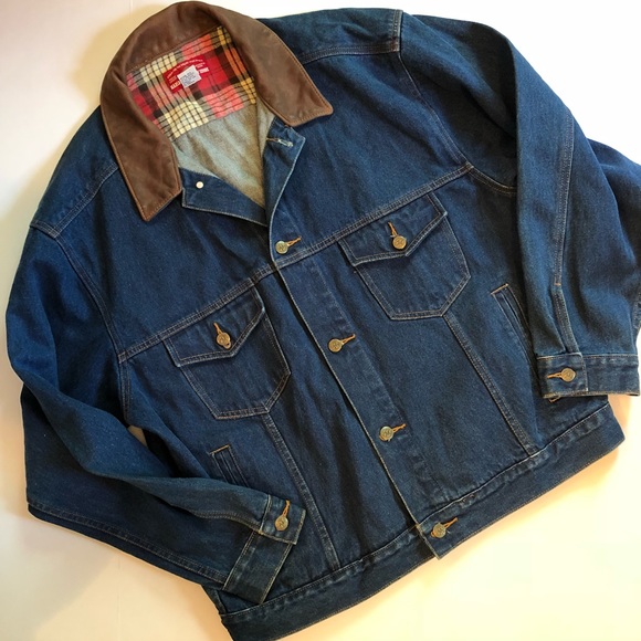 Vintage Jackets & Blazers - Vintage Marlboro leather denim jacket